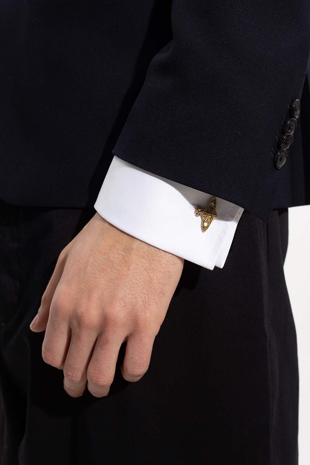 Gold Cufflinks Vivienne Westwood - SchaferandweinerShops GB